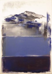 kat.2_50 <br> Der Blauen, 2001, <br> 200 x 140 cm (vermietet)